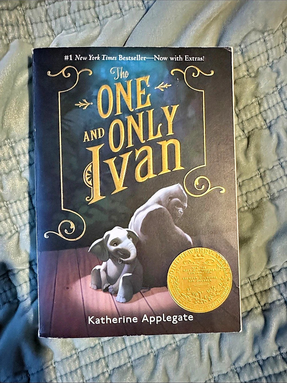 HarperCollins The One and Only Ivan Paperback Book Novel Katherine Applegate